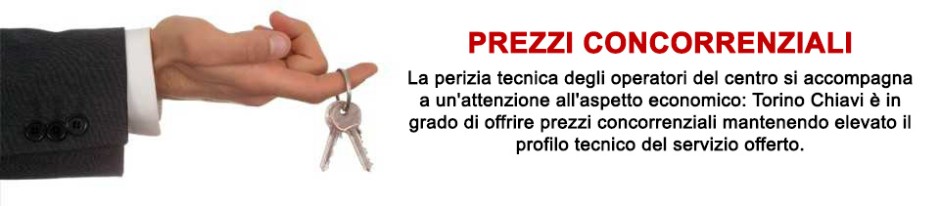 prezzi concorrenziali chiavi